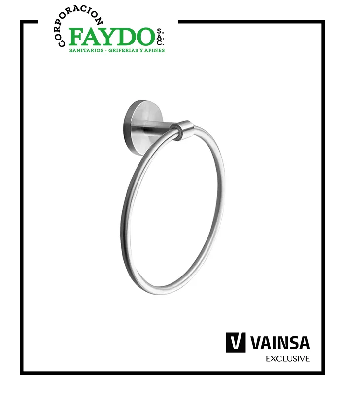 Toallero De Anillo Acero Inox Vainsa