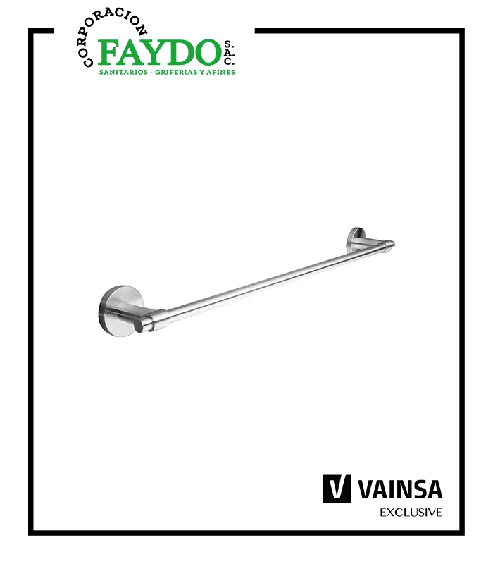 Toallero De Barra 60Cm Acero Inox Vainsa