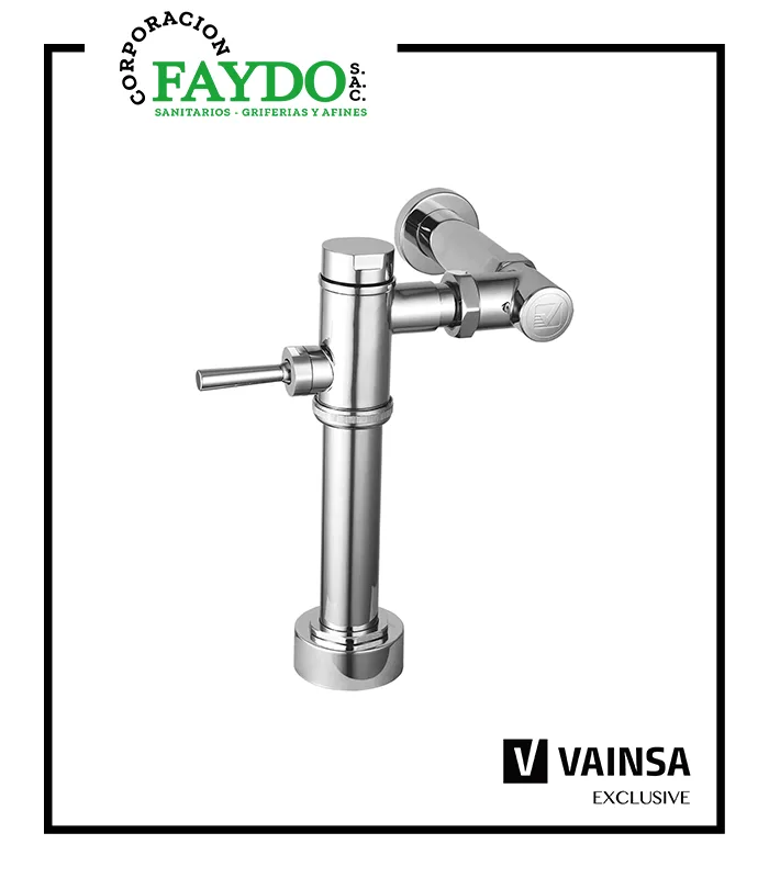 Fluxometro Mecanico Con Manija Para Inodoro De 6 Litros Vainsa