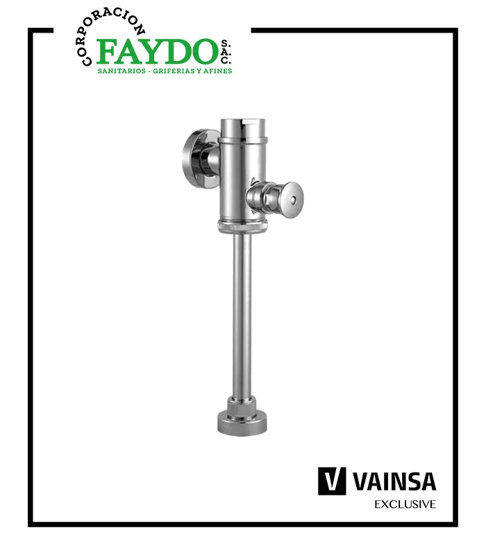 Fluxometro Mecanico Con Boton Para Urinario De 1 Litro Vainsa