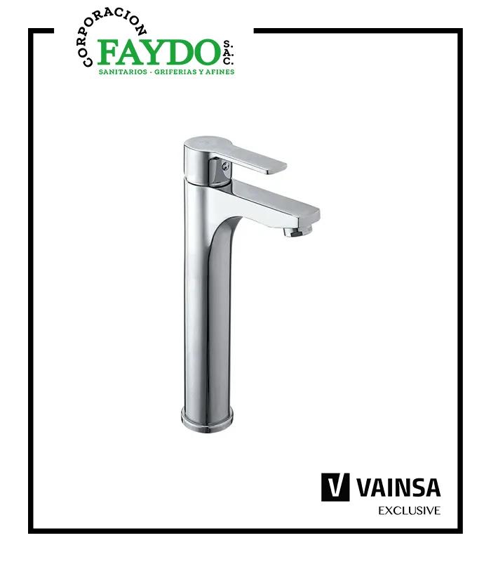 Monocomando Para Lavatorio Alta Artic Vainsa
