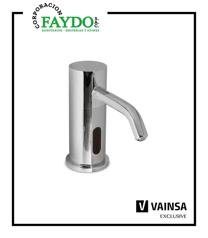 Dispensador De Jaon Liquido Dual Con Sensor Electronico Al Mueble Minimalista Vainsa