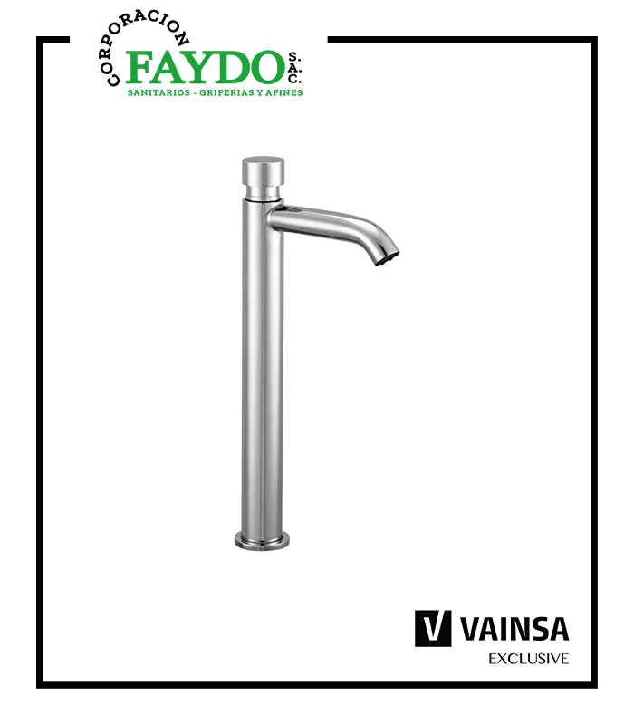 Llave Para Lavatorio Temporizada Alta Vainsa