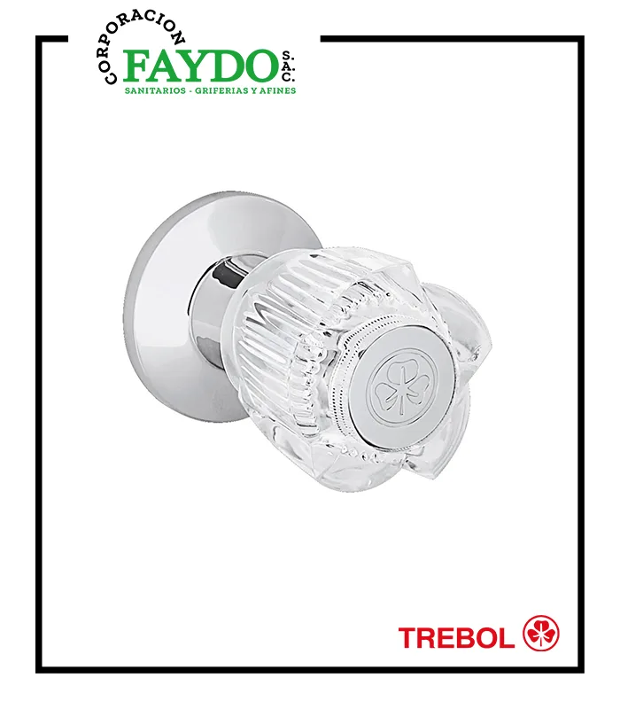 Llave De 1/2″ Ducha Empotrada Dalia Trebol
