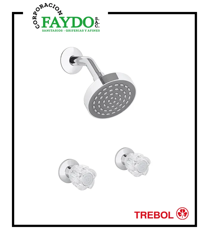 Mezcladora 8″ De Ducha Dalia Trebol