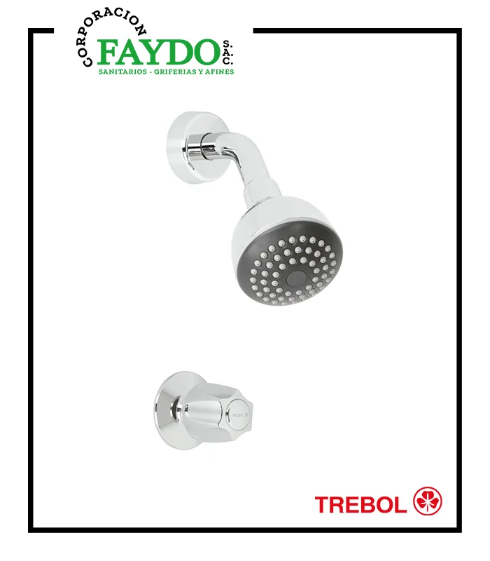 Llave De 1/2″ Ducha Grazia Trebol