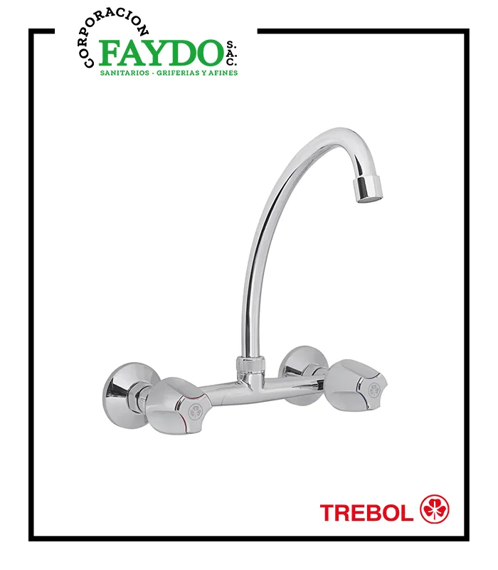 Mezcladora De 8″ Cocina A La Pared Iseo Trebol