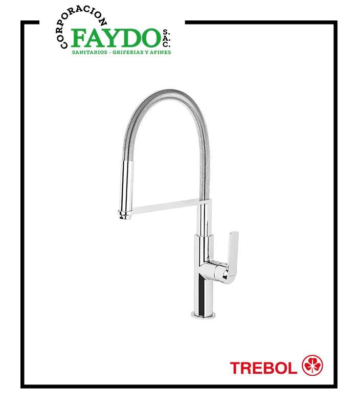 Monocomando Cocina Pico Extraible Belize Trebol
