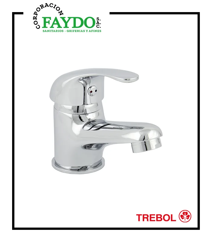 Mezcladora Lavatorio Monocomando Sirene Trebol