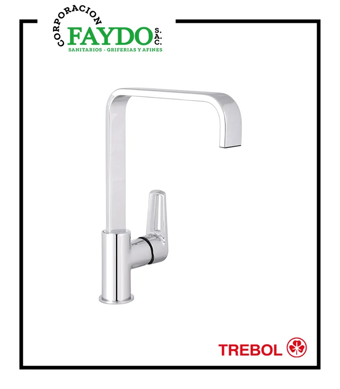 Mezcladora Cocina Monocomando Tempra Trebol