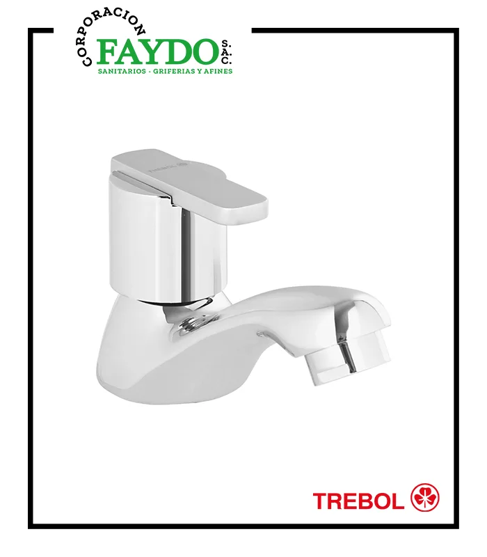 Llave De 1/2″ De Lavatorio Veneto Trebol