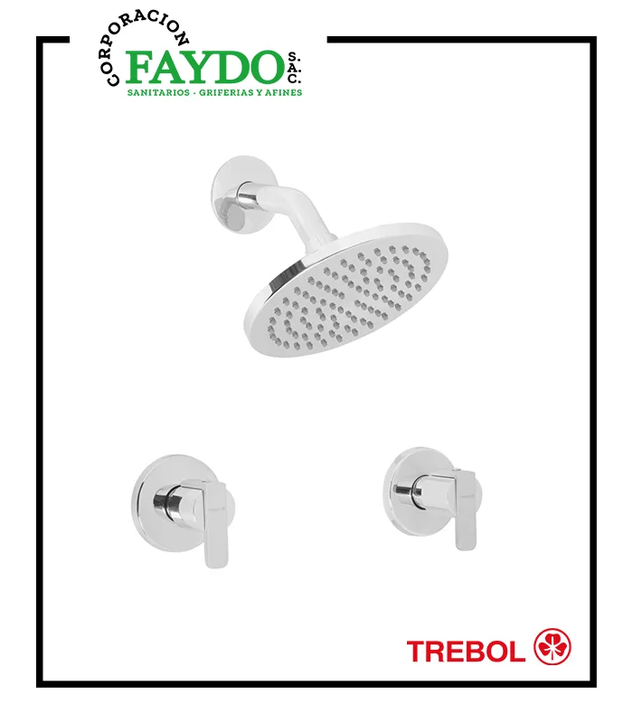 Mezcladora 8″ Ducha Veneto Trebol