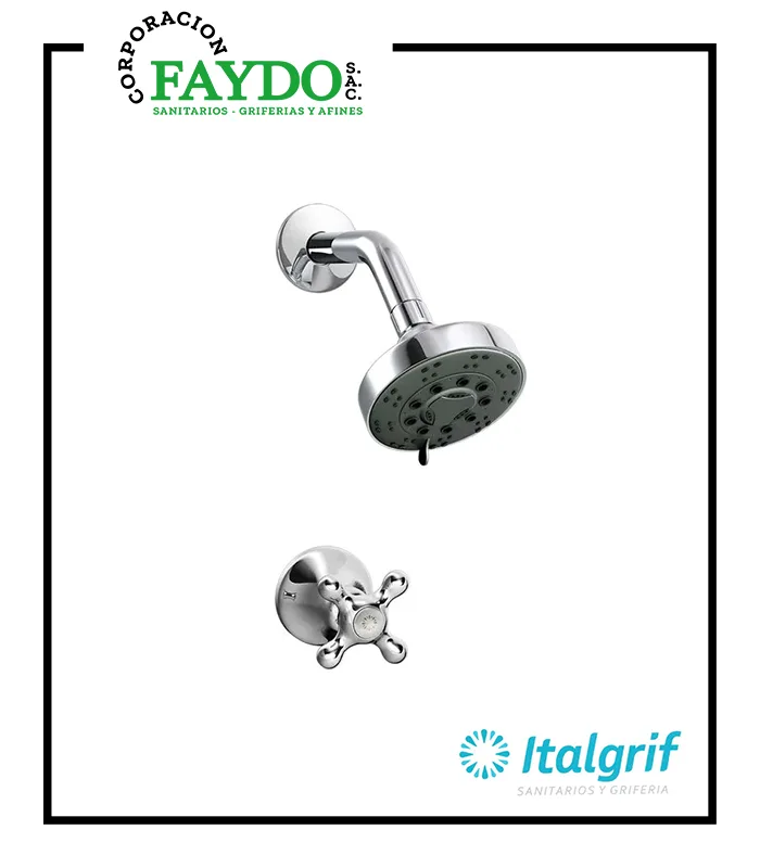 Llave Para Ducha Con Salida Tecno Acapulco Italgrif