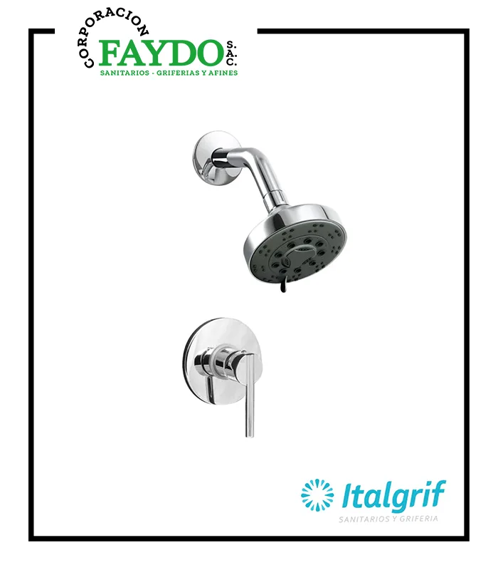 Monocomando Para Ducha Con Salida Tecno Punta Cana Italgrif